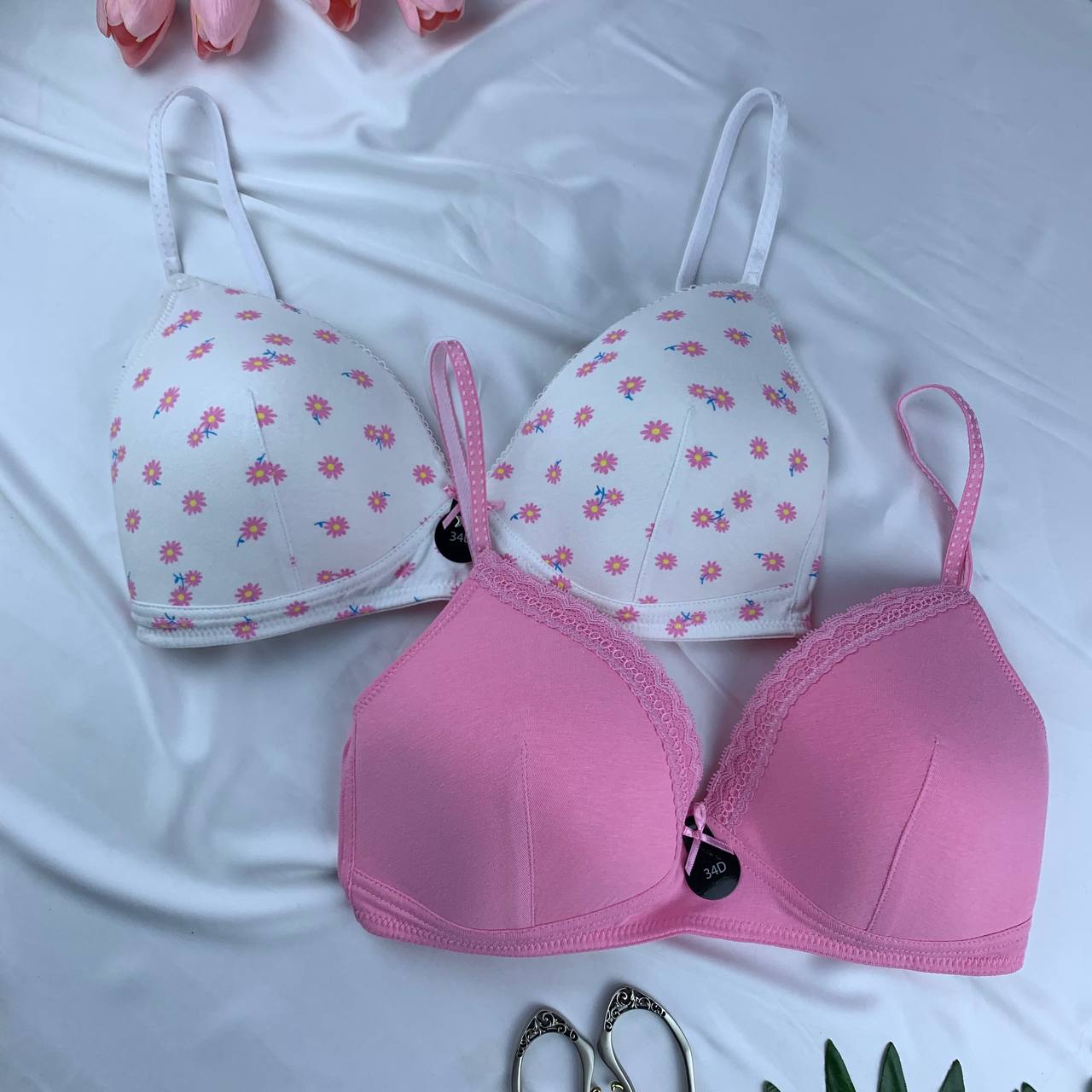 photo_2025-10-28_23-05-45 Max 2-Pack Unwired Padded A-Frame Triangle Bras - Image 1