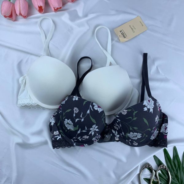 Max 2-Pack Wired Padded Demi Bras