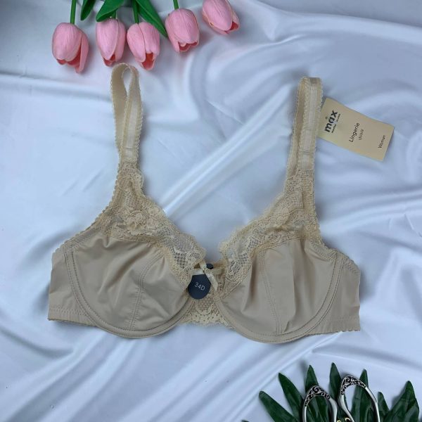 Max Wired Unpadded Lace Detail Bra