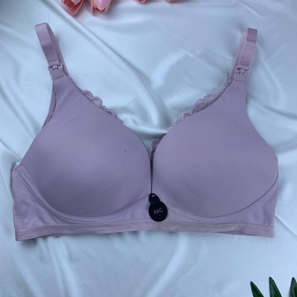 Unwired Lace Detail Padded Maternity Bra