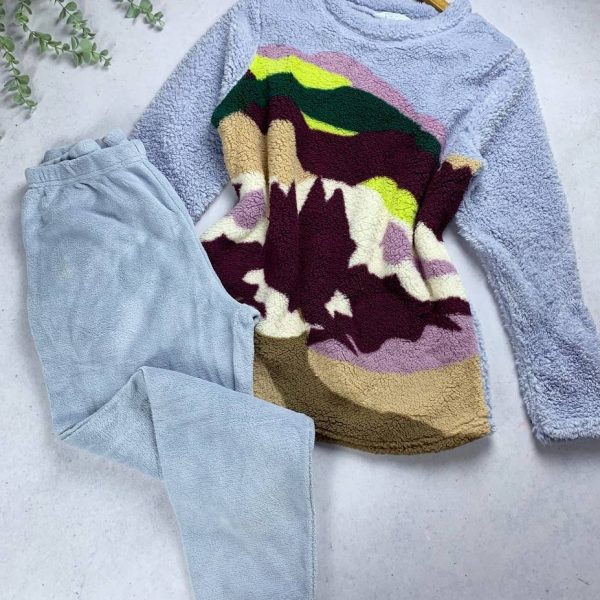 Cozy fur pijama set from Primark