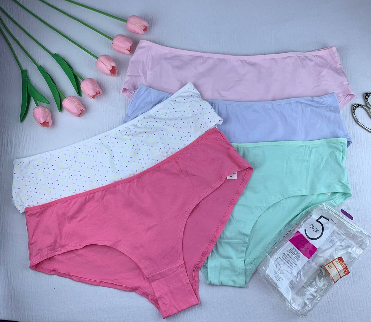 photo_2025-11-01_13-39-25 5 Pack pure Cotton panty set from Max-2XL - Image 1