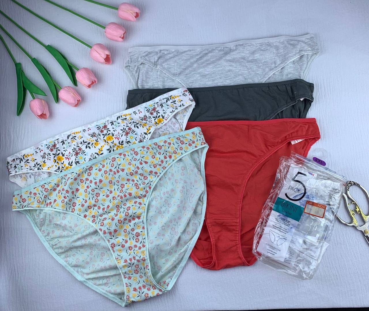 photo_2025-11-01_13-50-15 5 Pack pure Cotton panty set from Max-2XL - Image 1