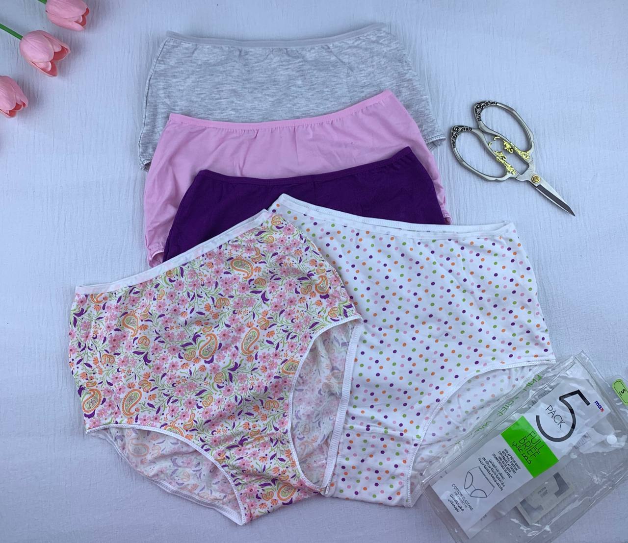 photo_2025-11-01_14-04-00 5 Pack pure Cotton panty set from Max- S - Image 1