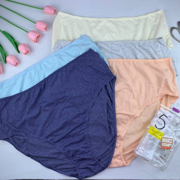 5 Pack pure Cotton panty set from Max-2XL