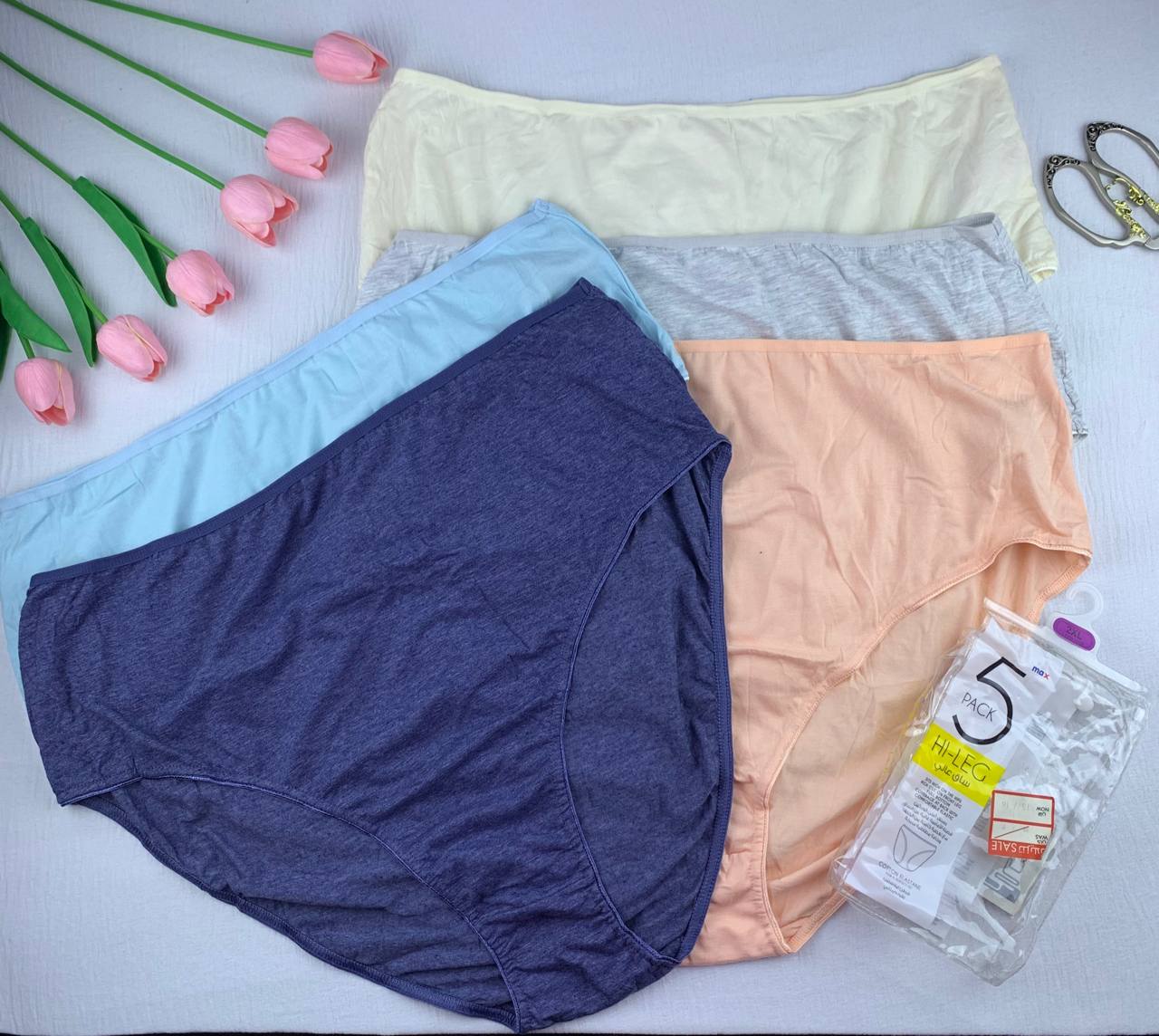 photo_2025-11-01_14-43-48 5 Pack pure Cotton panty set from Max-2XL - Image 1