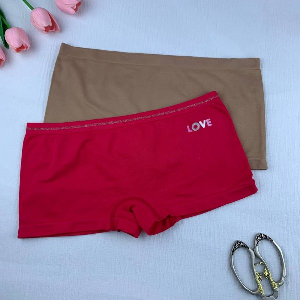 2 pack cotton lycra boxer panty max