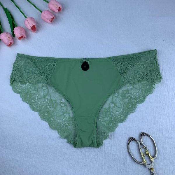 Jersey panty with lace from Max