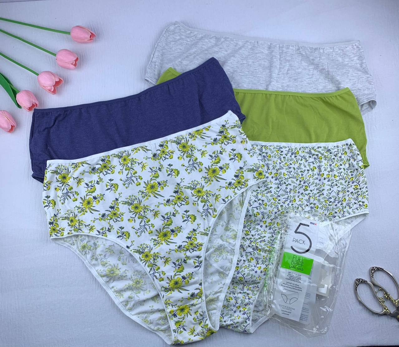 photo_2025-11-02_21-12-11 5 Pack pure Cotton panty set from Max - Image 1