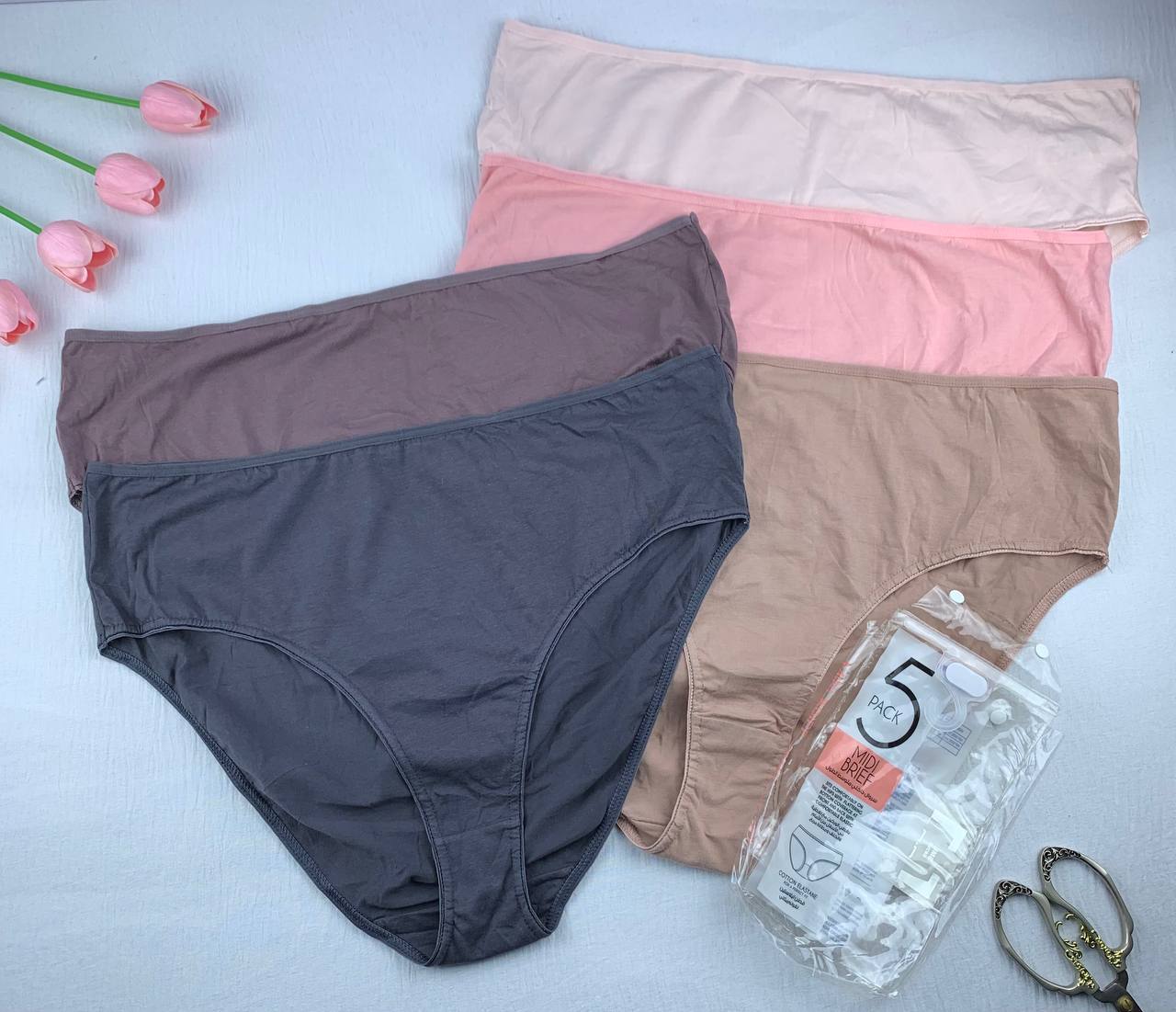 photo_2025-11-02_21-27-08 5 Pack pure Cotton panty set from Max-2XL - Image 1