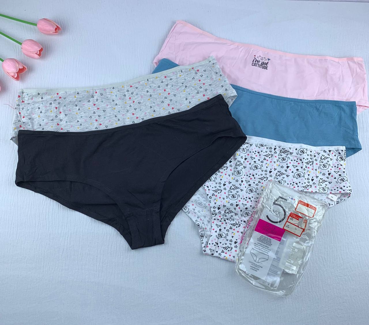 photo_2025-11-02_21-32-04 5 Pack pure Cotton panty set from Max-2XL - Image 1