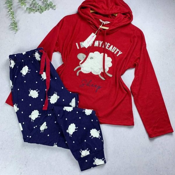 Cozy light wool pijama set from Anabelle