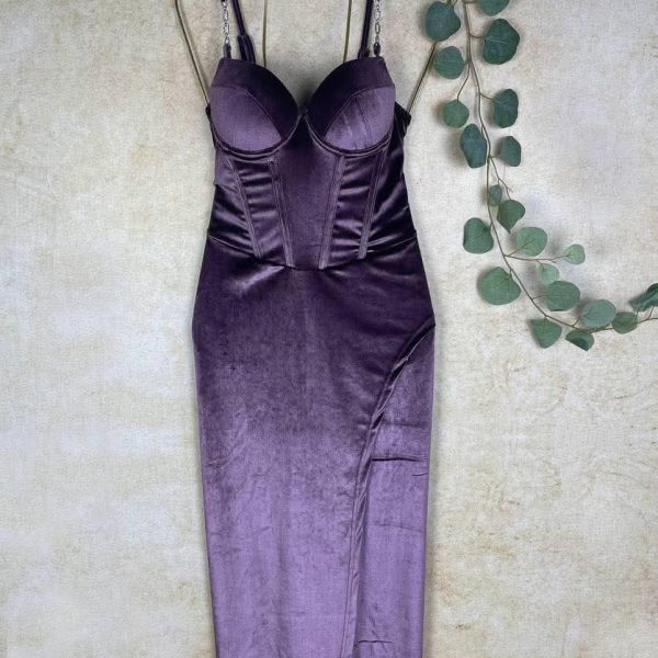 Padded italian velvet sexy lingerie