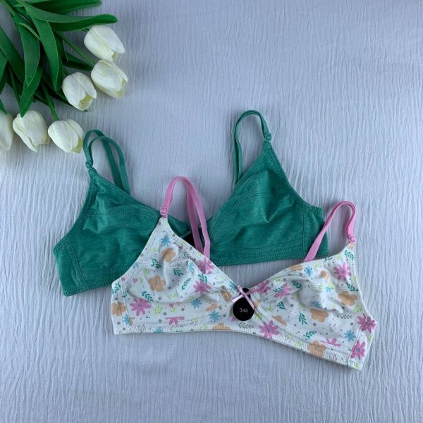 2 pack cotton bra from max