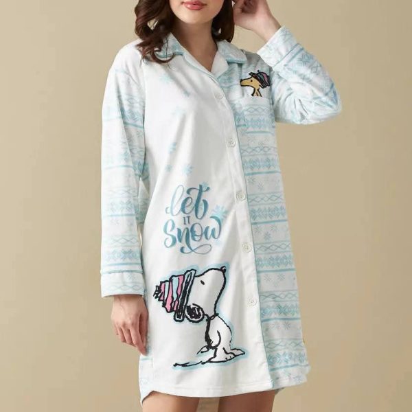 Heavy velvet sleeping shirt from Splash