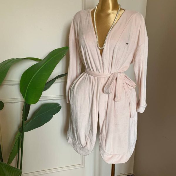 Super soft velvet kimono robe from Anabelle