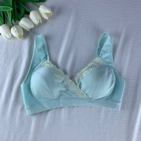 pure cotton unwired padded bralette
