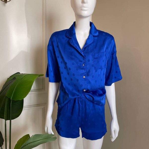 Silky satin hot short pijama set from max