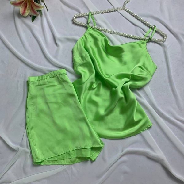 Satin hot short pijama set from Max