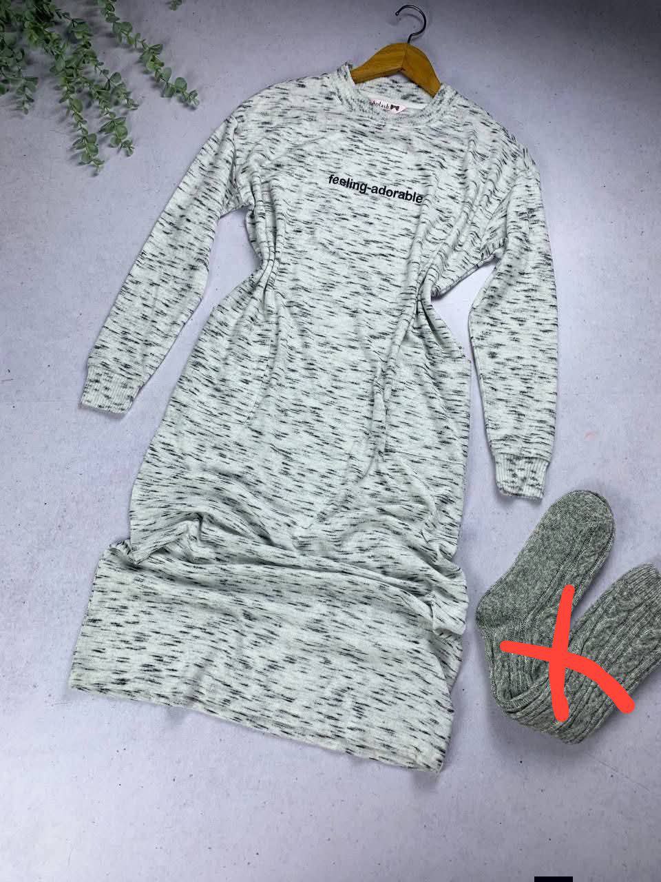 photo_2025-12-07_16-00-25 Long wool sleeping shirt from Splash - Image 1