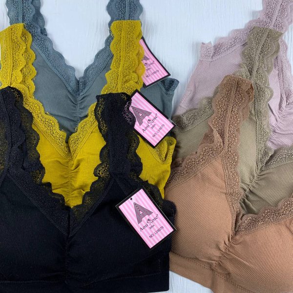 Unwired padded soft bra korean style