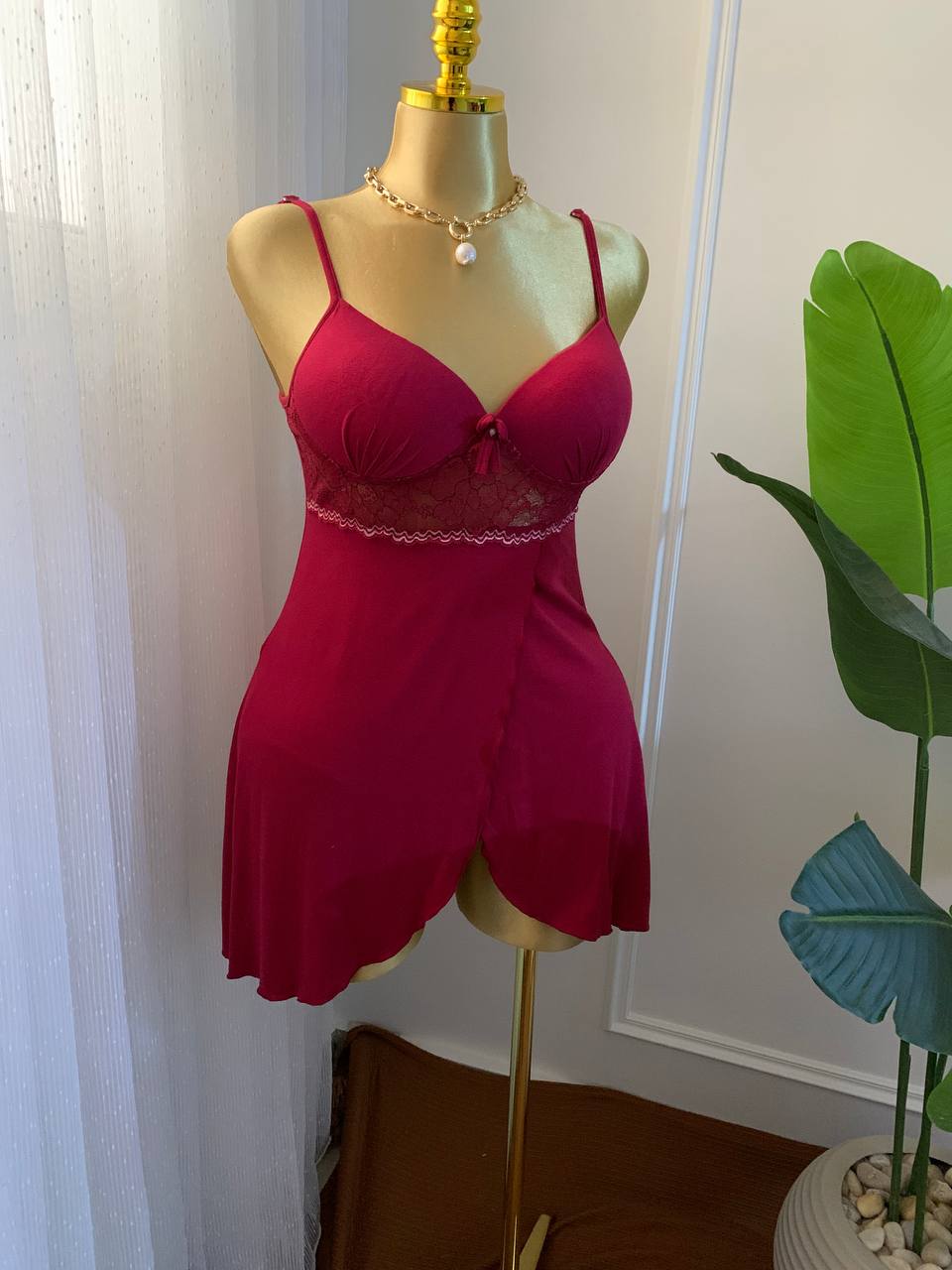 photo_2026-02-13_15-37-39 Sexyyy padded cotton lingerie dress turkis fabric - Image 1