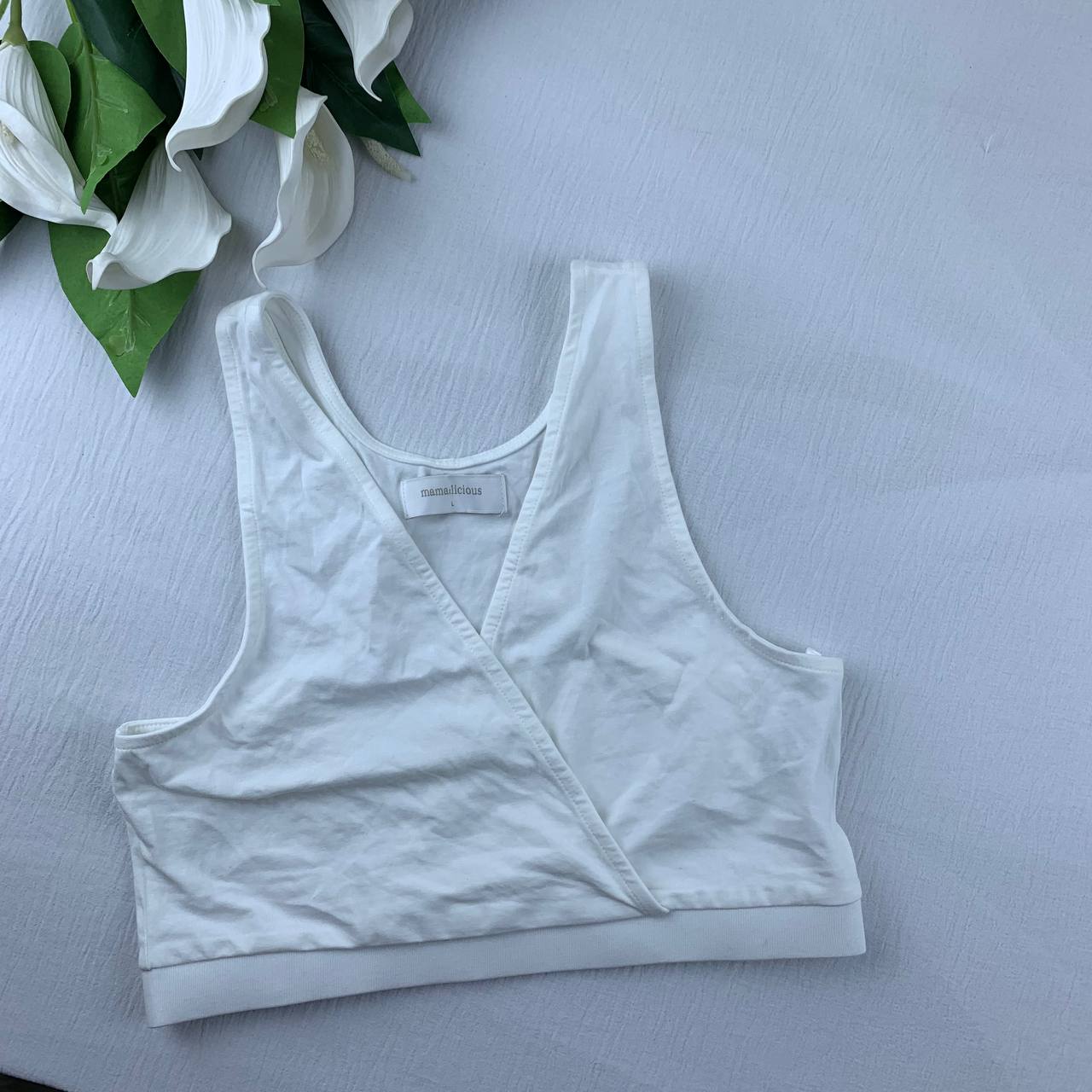 photo_2026-02-16_12-31-25 Pure cotton maternal bralette from mamalicious - Image 1