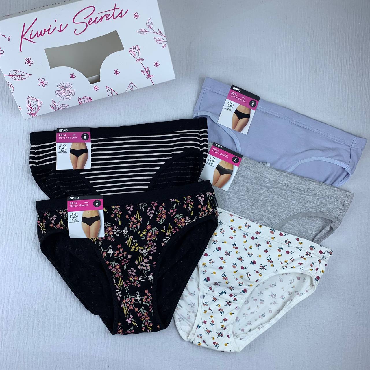 photo_2026-02-18_11-12-21 5 pack pure organic cotton panty set from anko Australia - Image 1