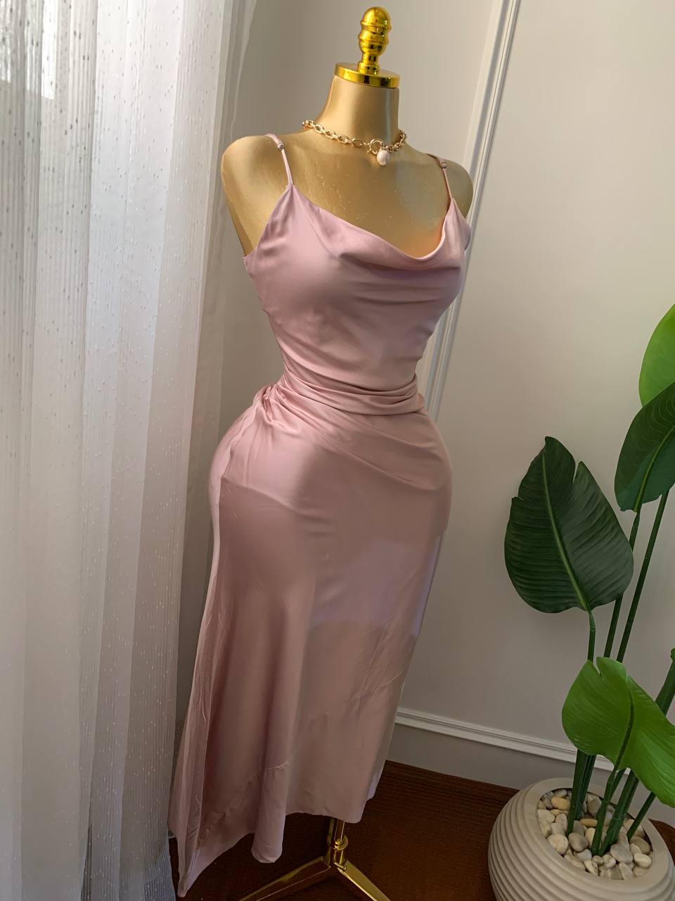 photo_2026-03-15_14-54-03 Maxi sexyy satin dress from Zara - Image 1