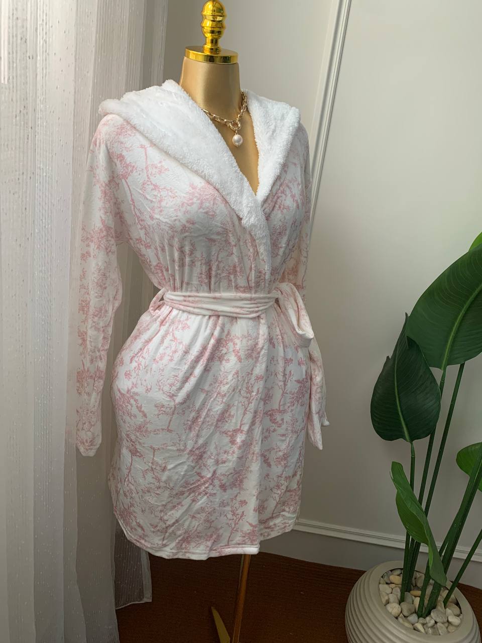 photo_2026-03-17_11-43-09 Fur cozy kimono robe turkish fabric - Image 1