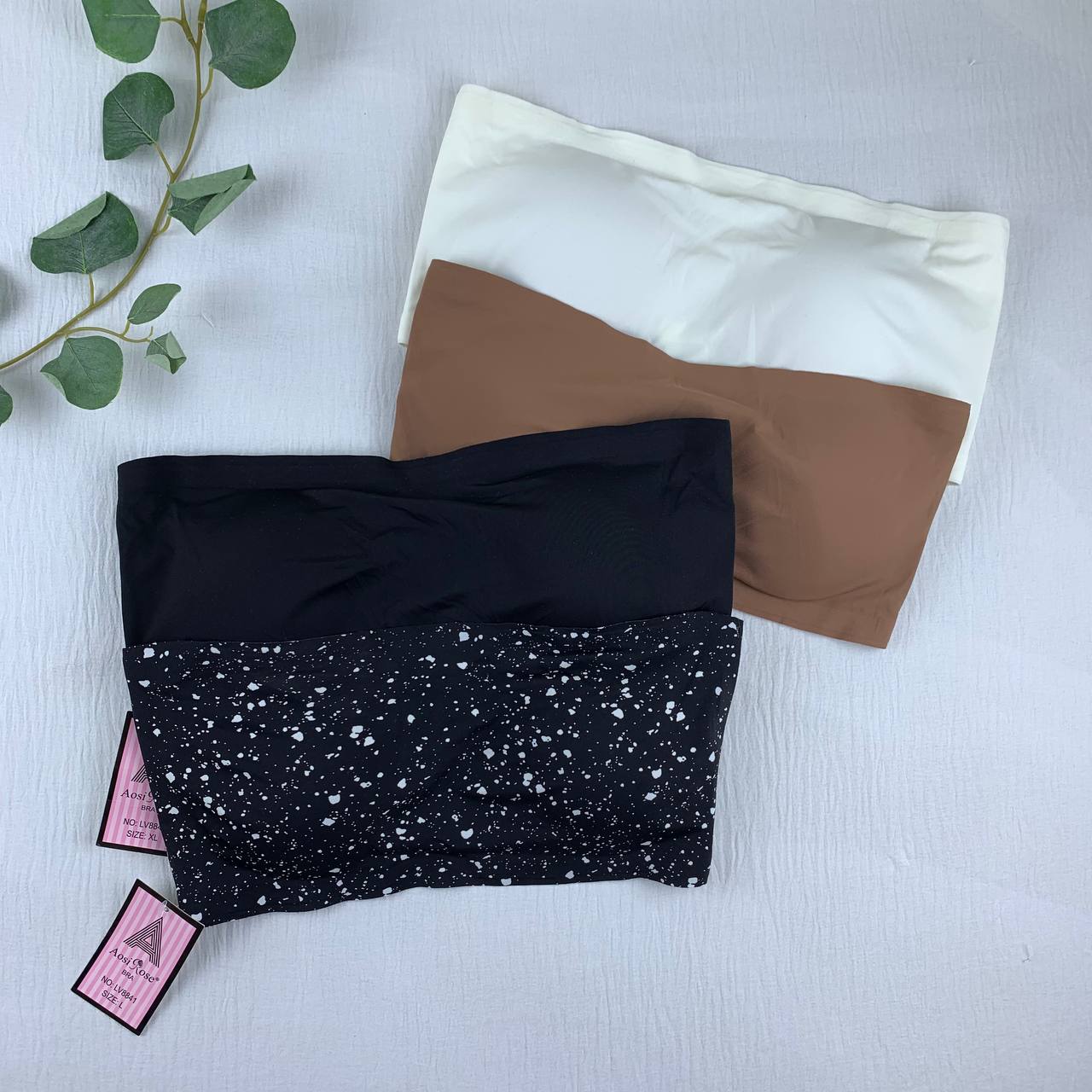 photo_2026-03-18_13-16-12 Strapless padded laser bralette korean style - Image 1