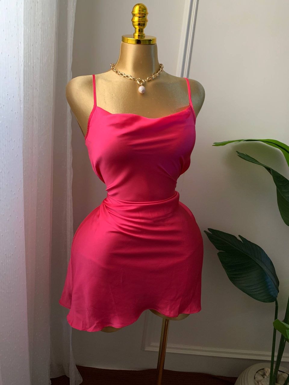 photo_2026-03-26_16-32-50 (3) Silky satin flowy cowl neck babydoll from Splash - Image 1