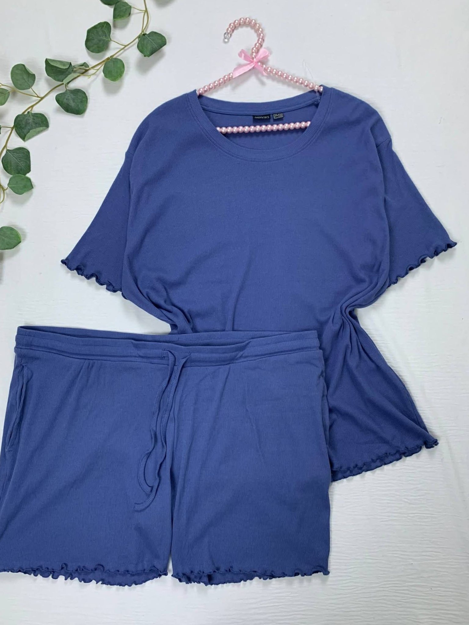 photo_2026-05-16_13-09-22 Pure organic ribbed cotton hot short pijama set from Esmara - Image 1